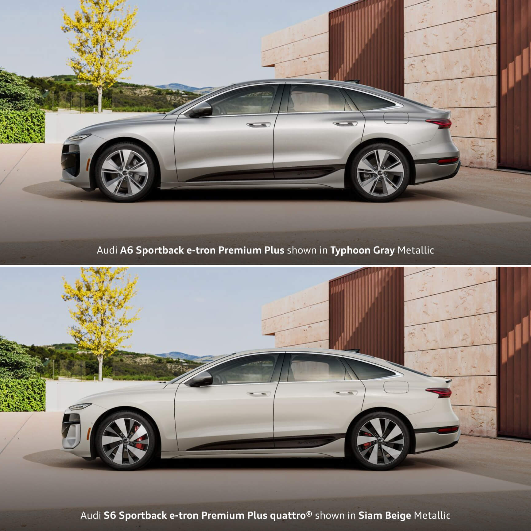 Audi A6 Sportback e-tron and S6 Sportback e-tron