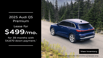 Side view of an Audi Q5