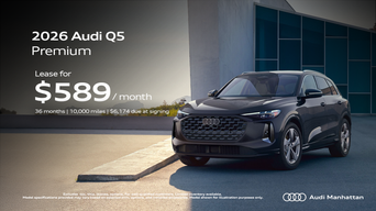 Lease the Audi Q5 in Manhattan New York Today NYC