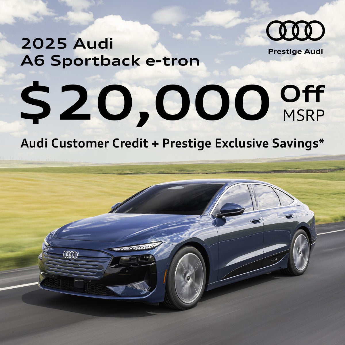 Audi A6 e-tron - $20,000 Off MSRP