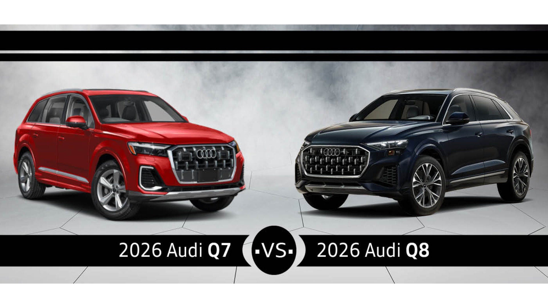 2026 Audi Q7 vs. Q8