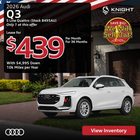 Audi Q3 May Sale