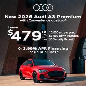 Side view of an Audi A3