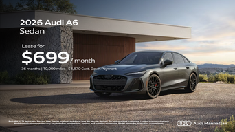 Lease The Audi A6 In Manhattan NY Today