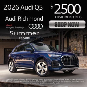 August Summer of Audi Q5 offers