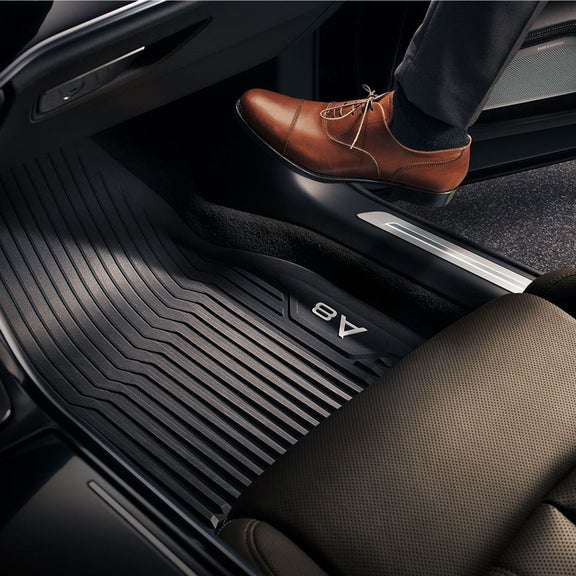 Audi A8 all-weather floor mats.