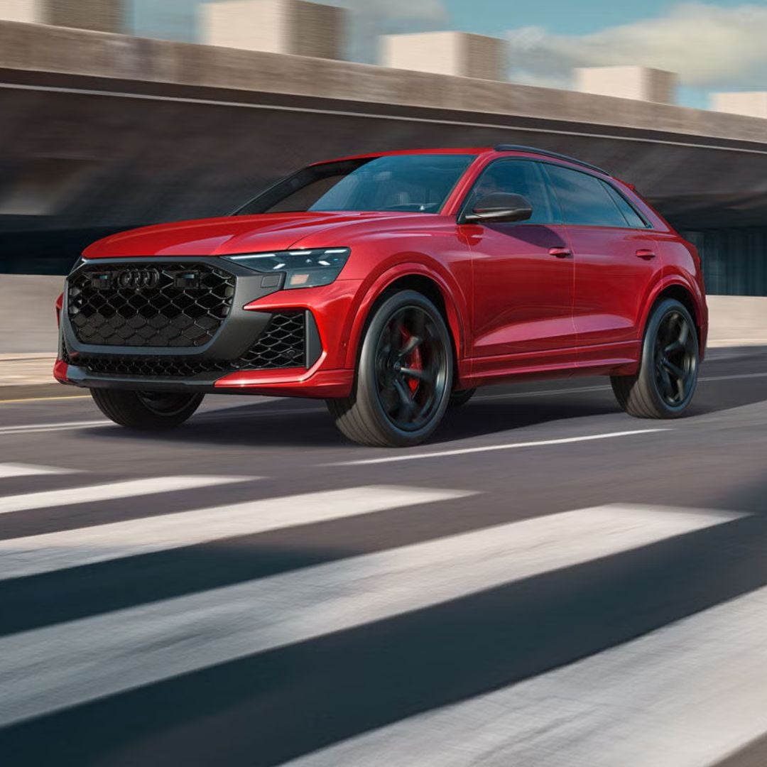 Image of a 2026 Audi RS Q8 driving