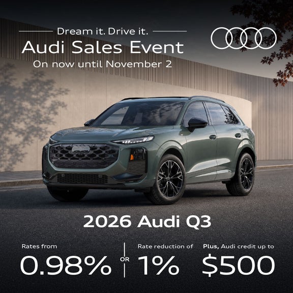 Audi Q3 October Promotions