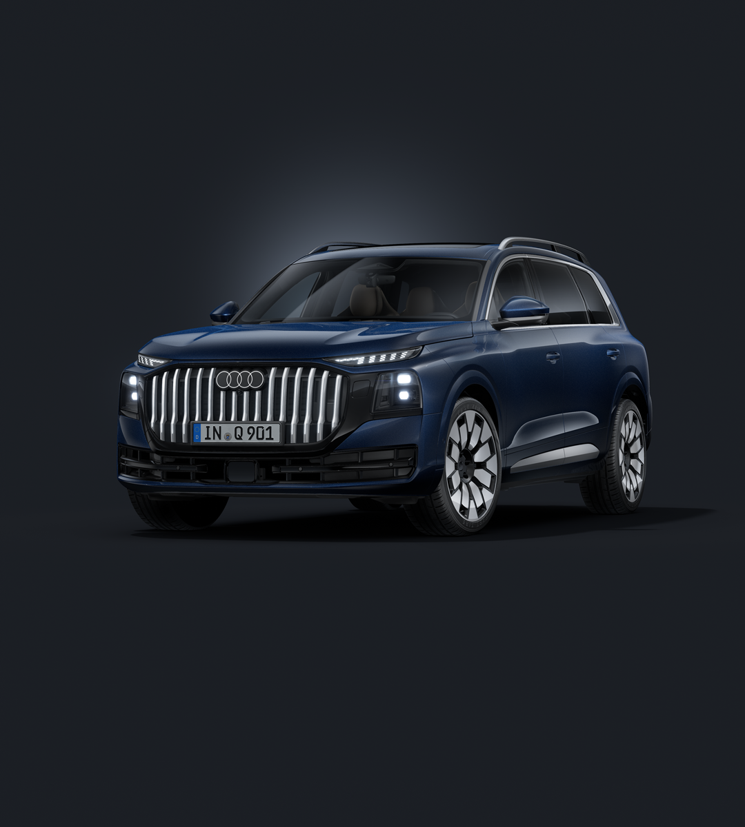 2027 Audi Q9 in dark background