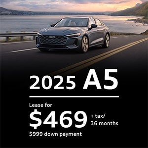 Audi A5 gray font