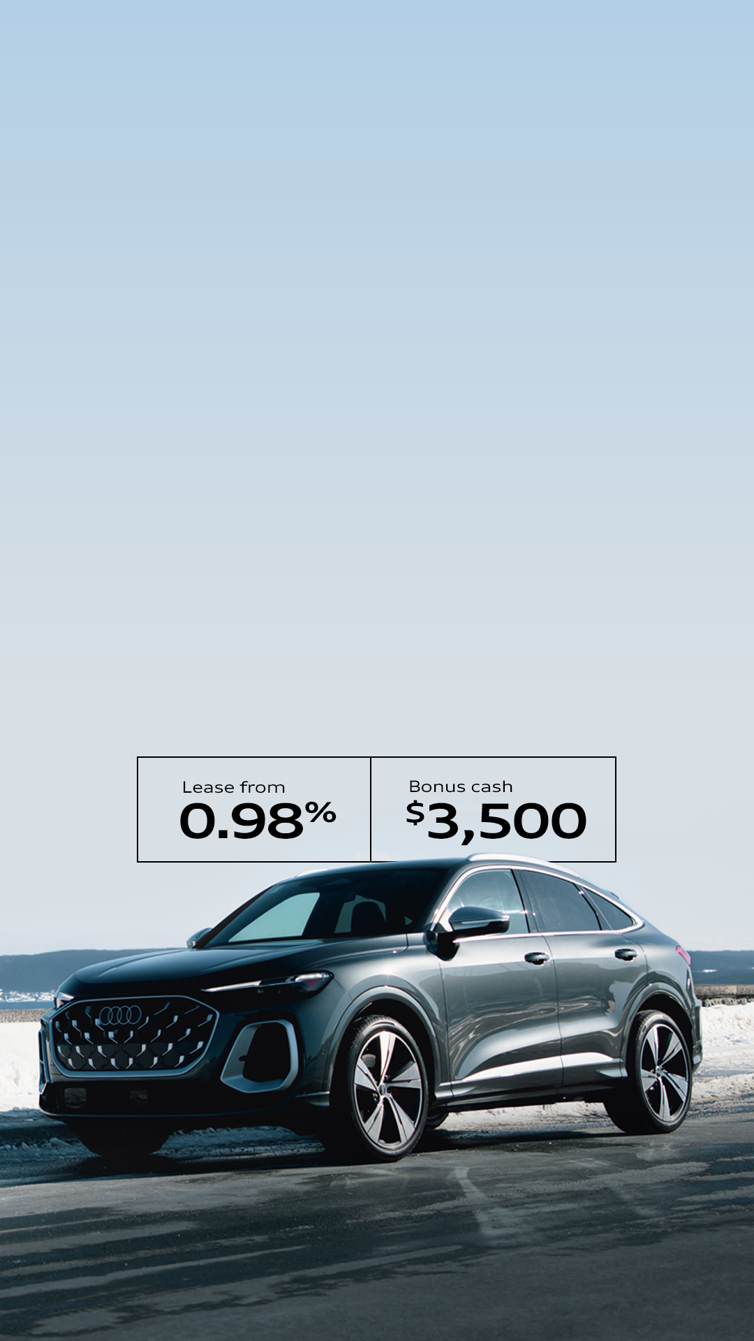 Get Free winter tires on the all-new Q5