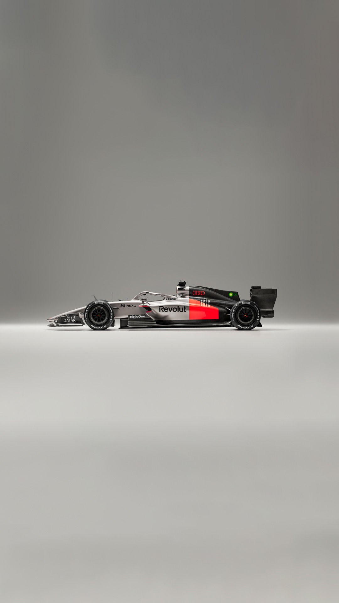 Side view of the Audi R26 Concept.