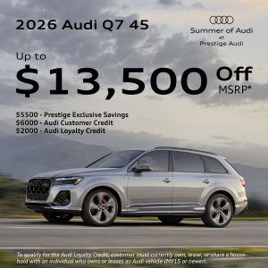 2026 Audi Q7 45 Discount Offer