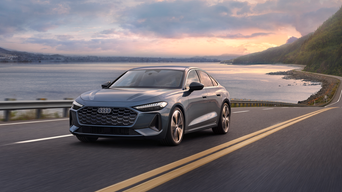 An Audi A5 on a road