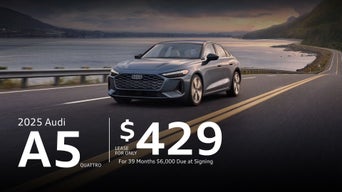 Audi A5 quattro parked