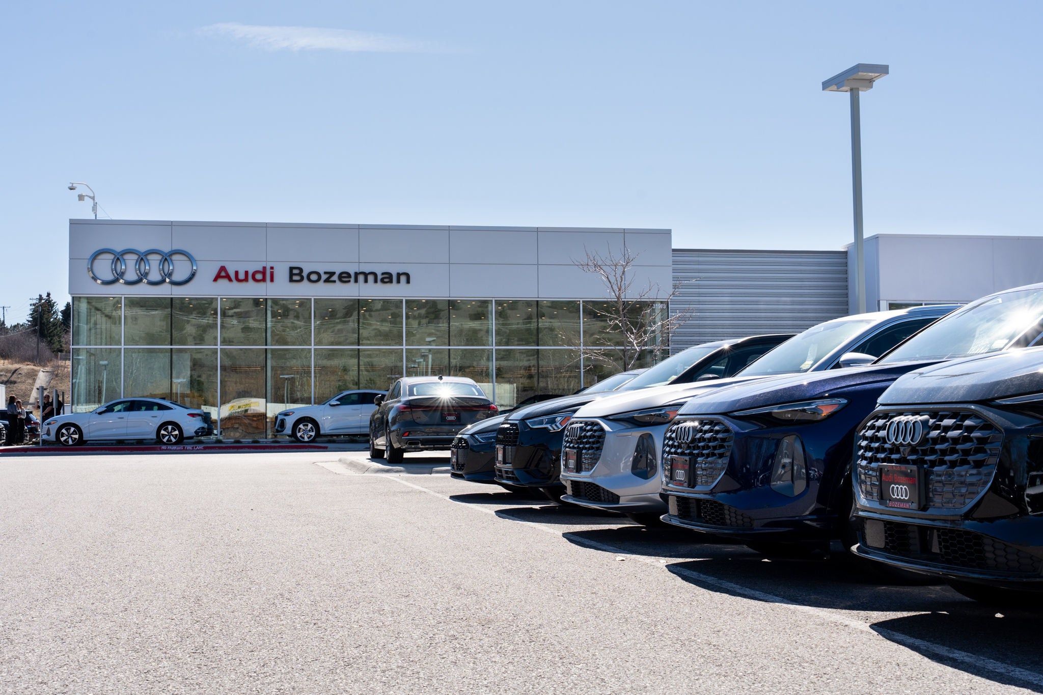 Front building of Audi Bozeman