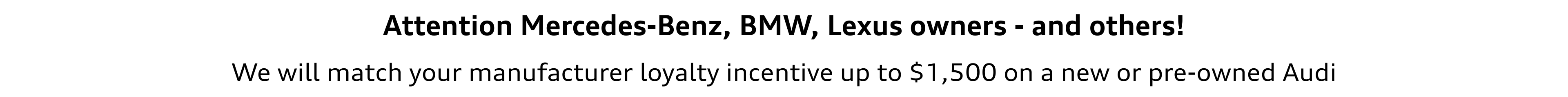 Attention Message Banner