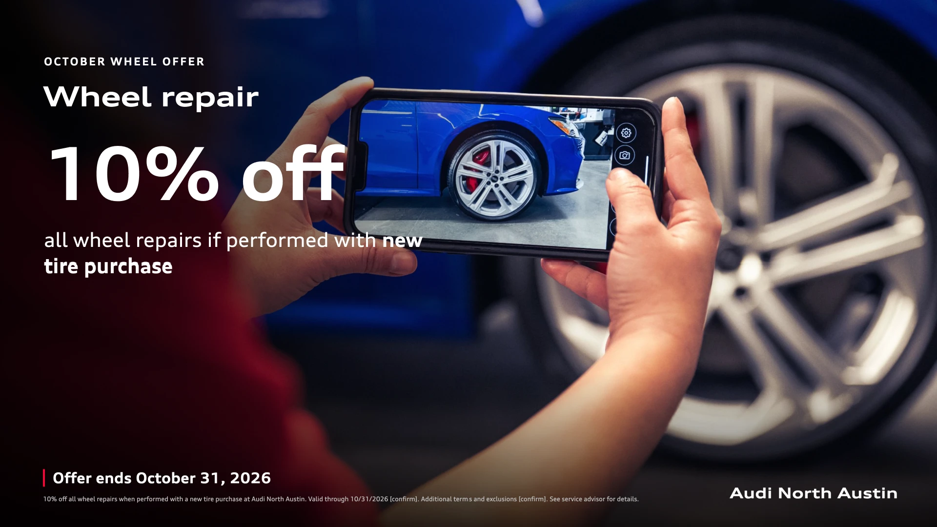 Wheel repair offer