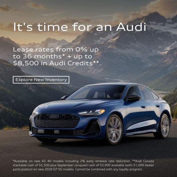It's time for an Audi