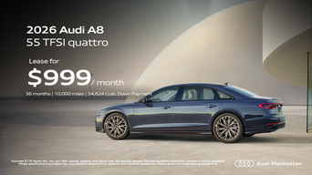 Lease the Audi A8 in Manhattan New York Today NYC