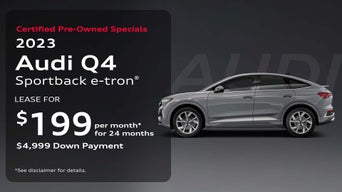 Audi Q4 Sportback e-tron® CPO Specials
