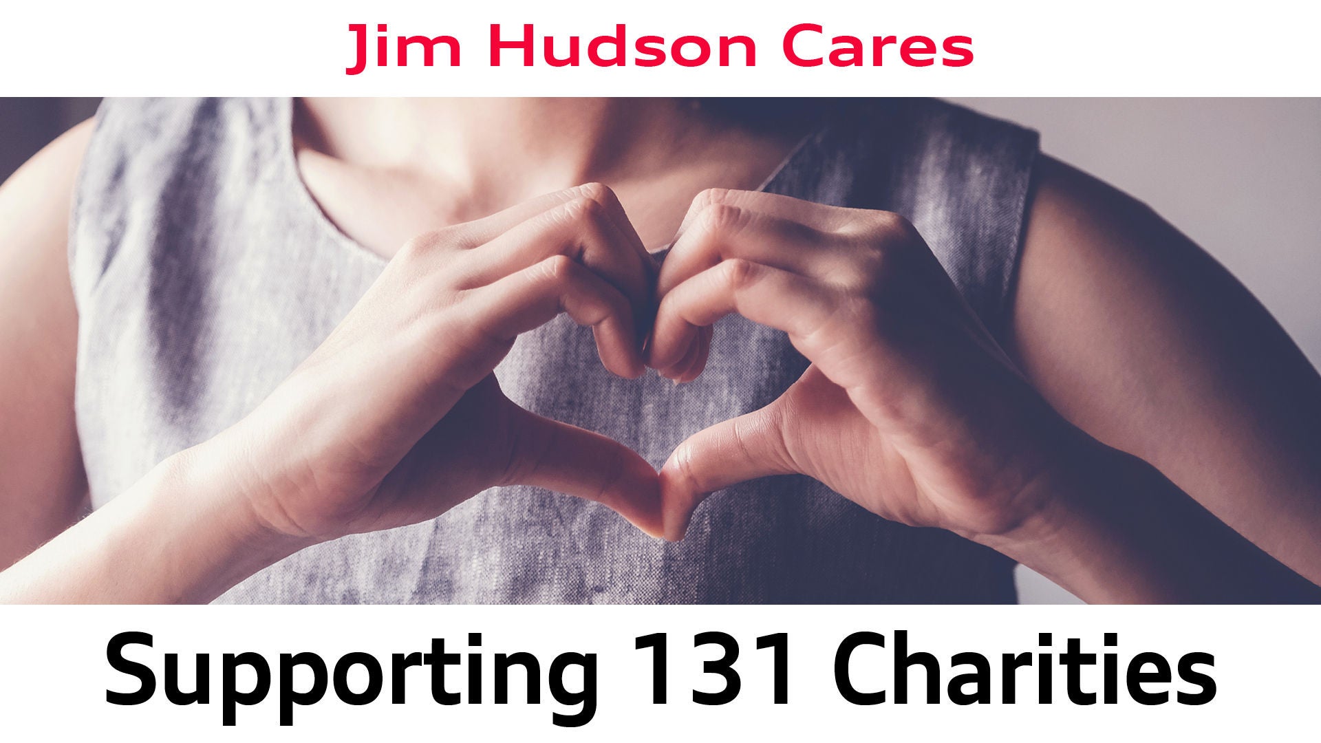 Jim Hudson charity initiatives.