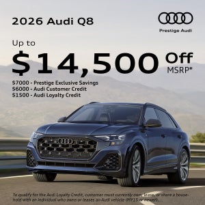2026 Audi Q8 - Up to $14,500 Off MSRP*