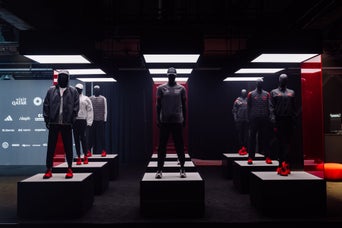 Collection of Audi F1 Adidas official merchandise