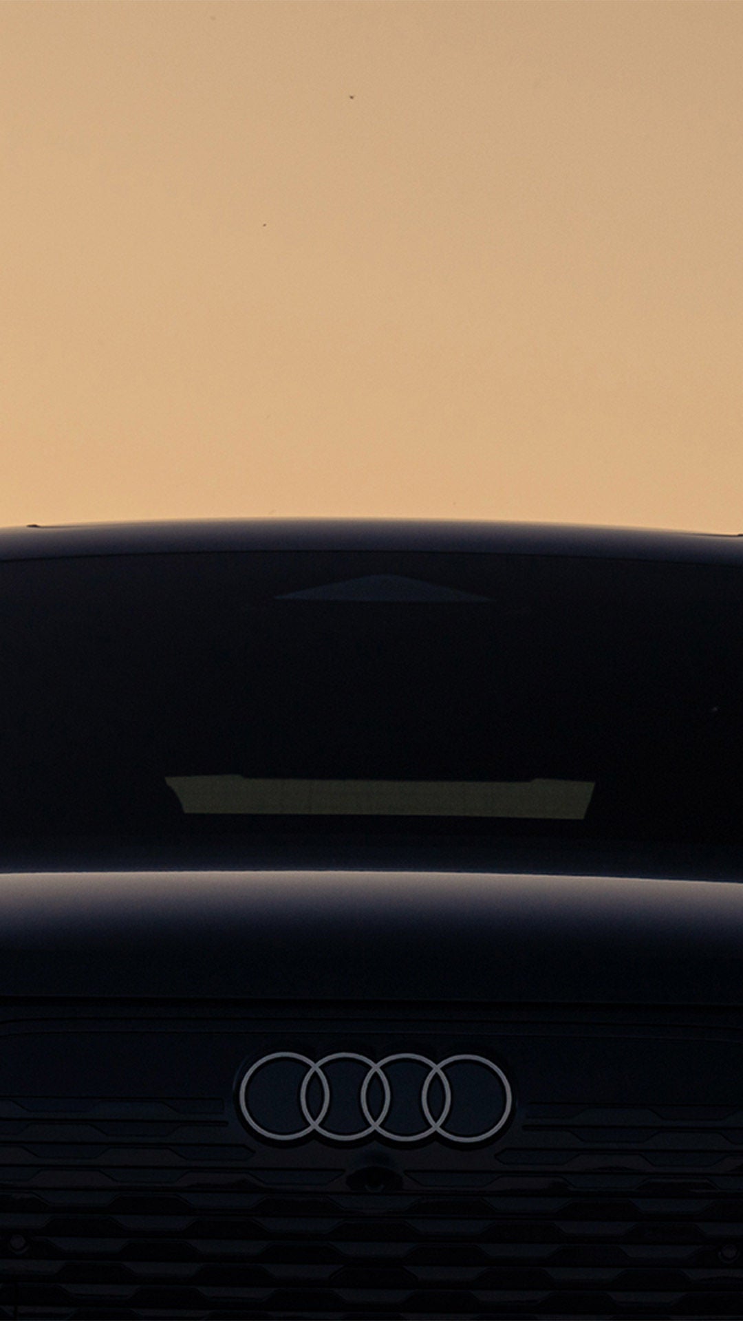 Front view of an Audi vehicle