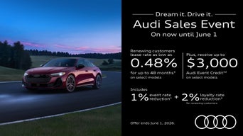 Dream it. Drive it. Audi Sales Event.