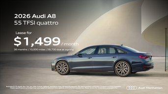 Lease the Audi A8 in Manhattan New York Today NYC