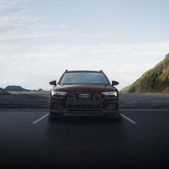 Front profile of the Audi A6 allroad.