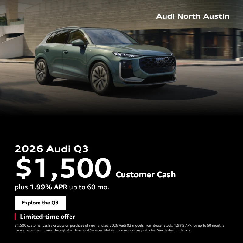 Audi North Austin Q3 APR 