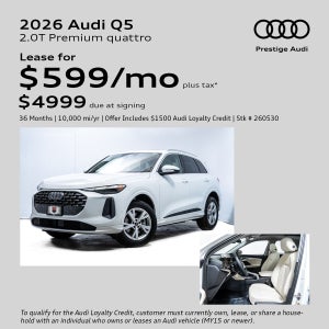 Audi Q5 Premium quattro Lease Offer