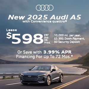 Side view of an Audi A5