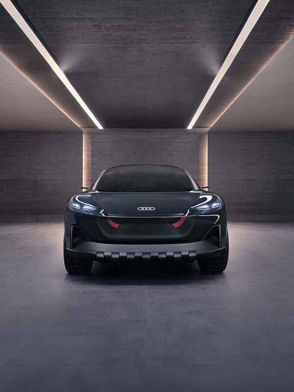 Front view of the Audi activesphere concept.