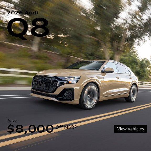 2026 Audi Q8 $8,000 OFF MSRP All in-stock units 