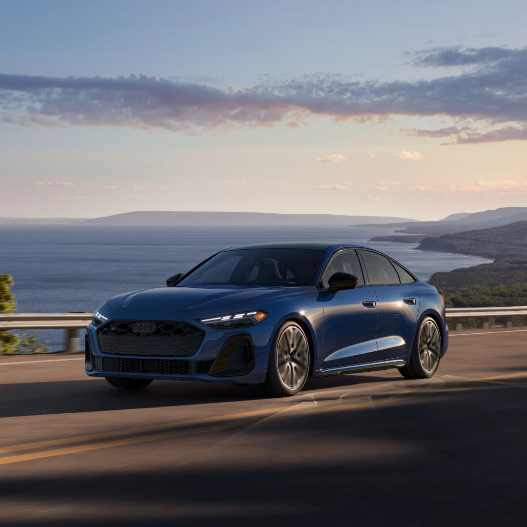 2026 Audi S5 Exterior Driving By Ocean