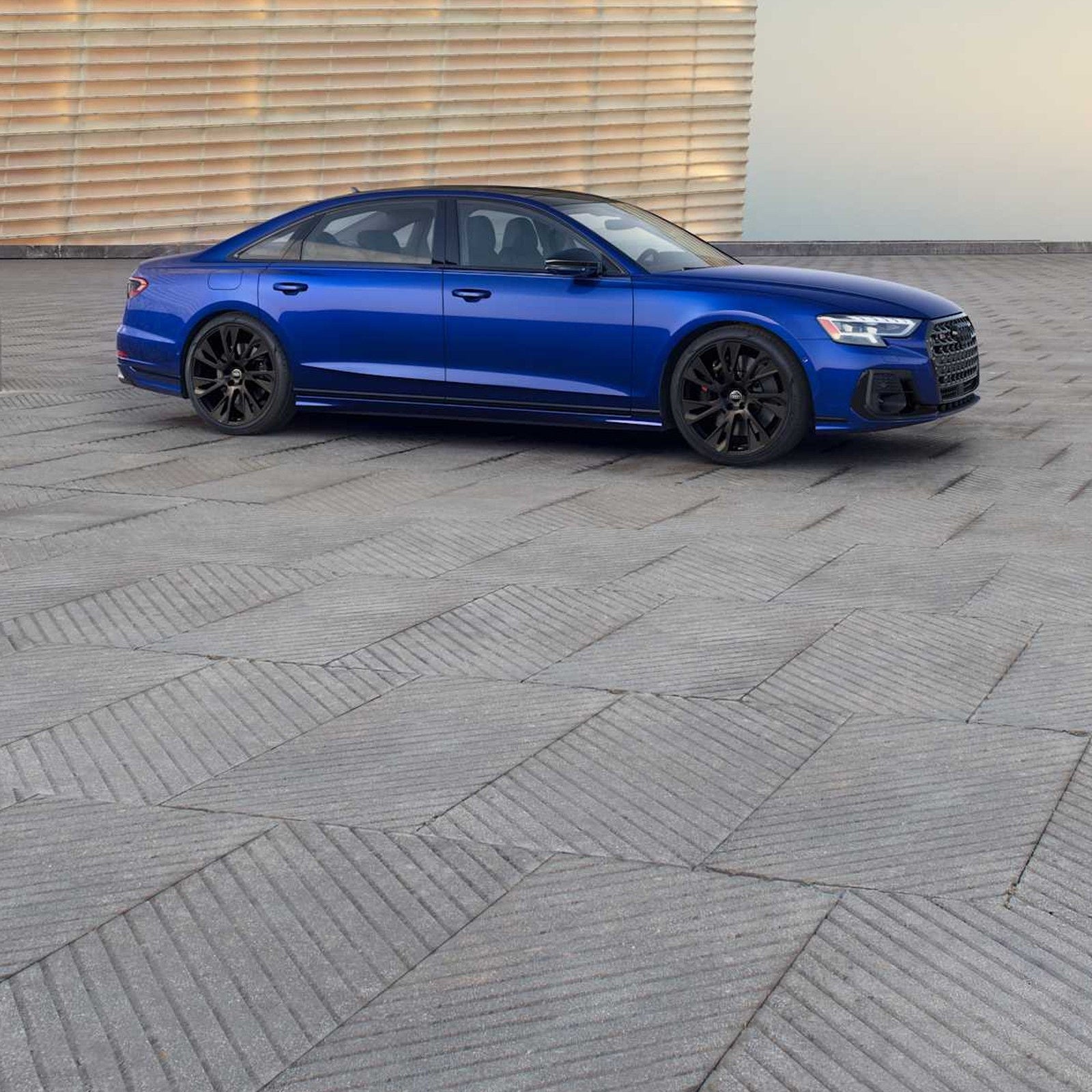 2026 Audi S8 exterior front profile.
