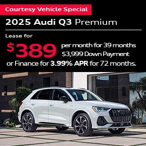 Audi Q3 Loaner Special