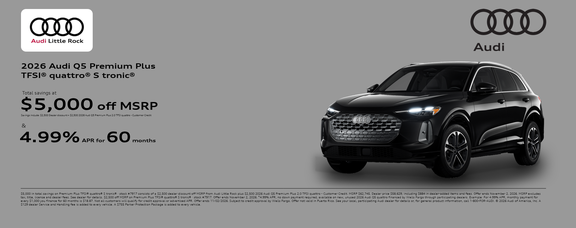2026 Audi Q5 APR Offer in Little Rock, Arkansas