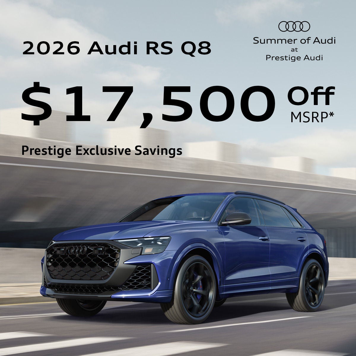 2026 Audi RS Q8 - $17,500 Off MSRP