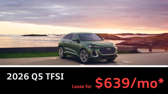 Audi Q5 Green on Ocean