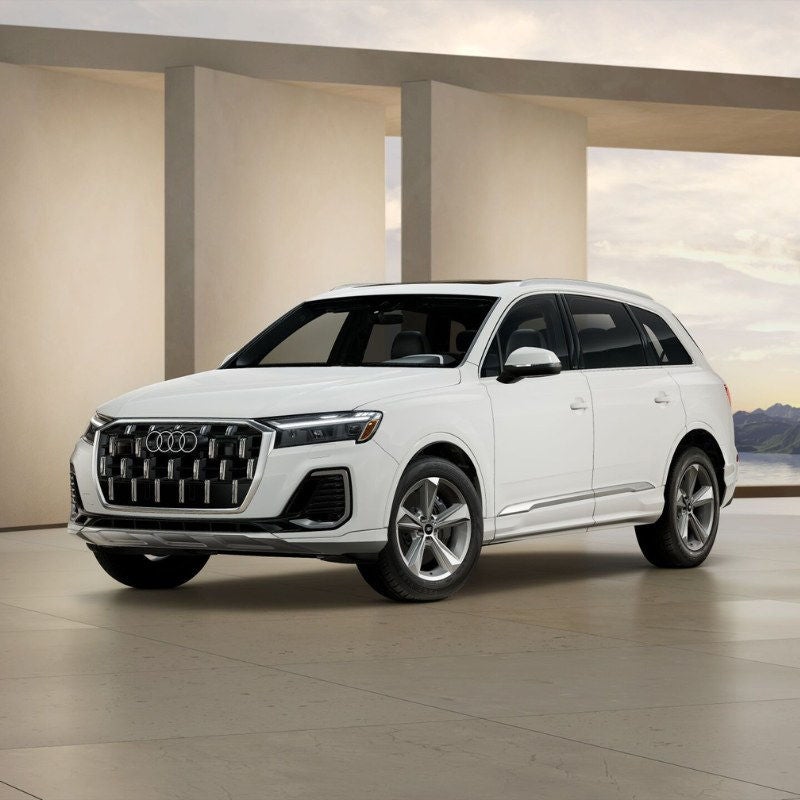 2026 Audi Q7 trim Premium in Carrara White.