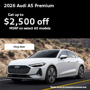 Side view of an Audi A5