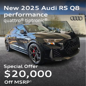 New 2025 Audi RS Q8 SUV performance  quattro® tiptronic® $20,000 off MSRP