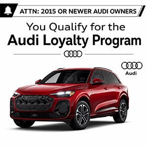 Side view of an Audi vehicle
