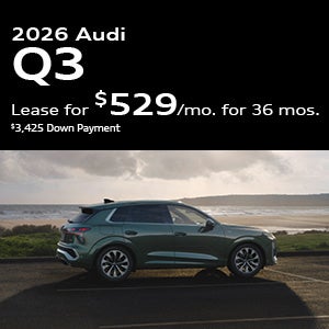Offer for the 2026 Audi Q3.