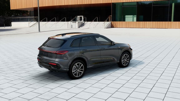 Gros plan sur le pare-chocs avant de l’Audi Q5