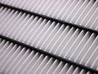 View of cabin filter. 